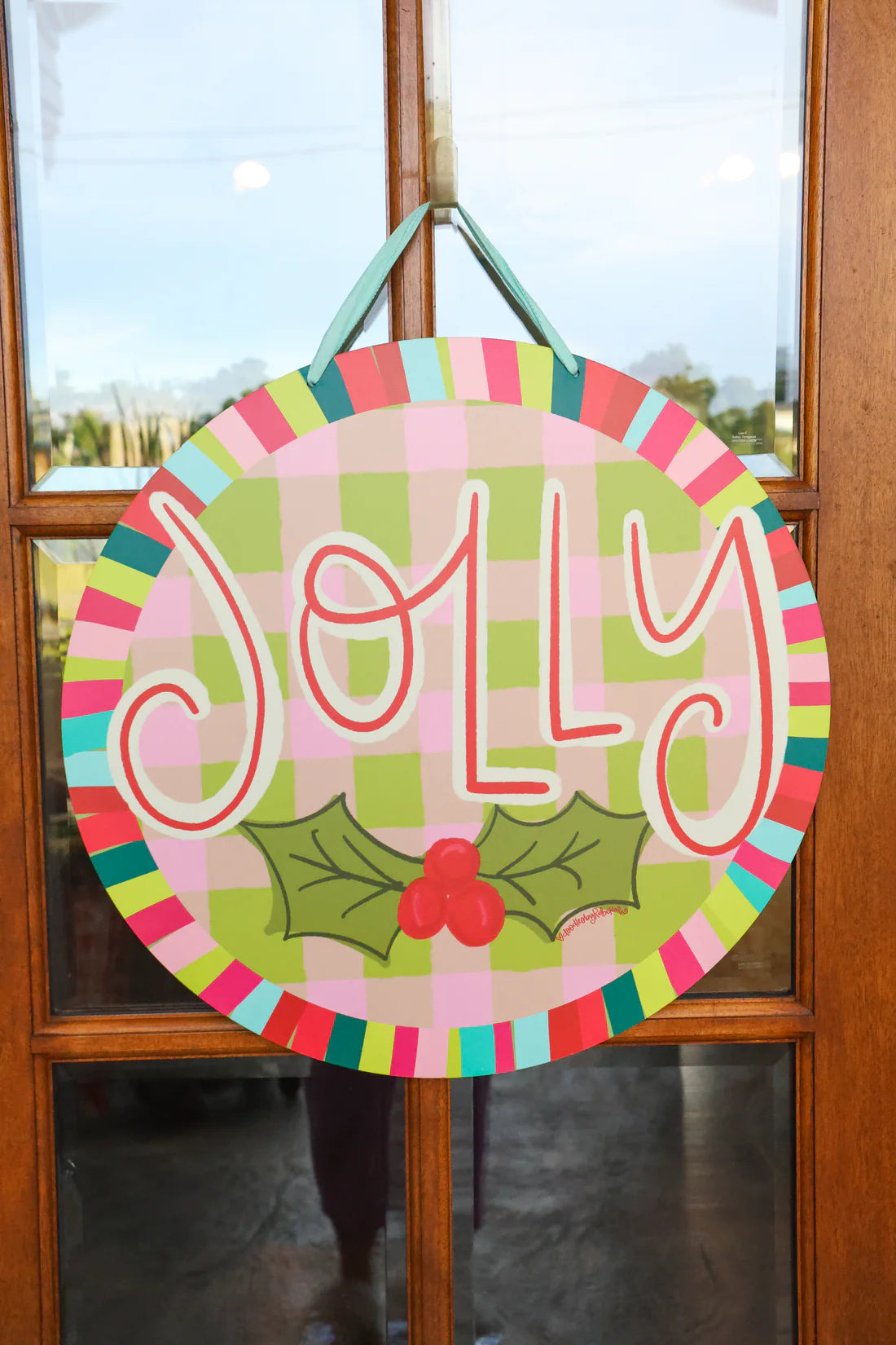Doodles by Rebekah Jolly Jewel Tone Door hanger