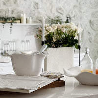 Beatriz Ball VIDA Alegria Rectangular Tray with Handles - White