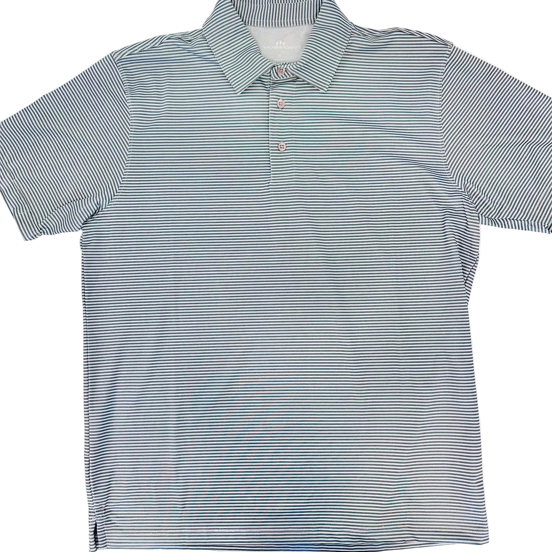 Vansport Grey Stripe Polo