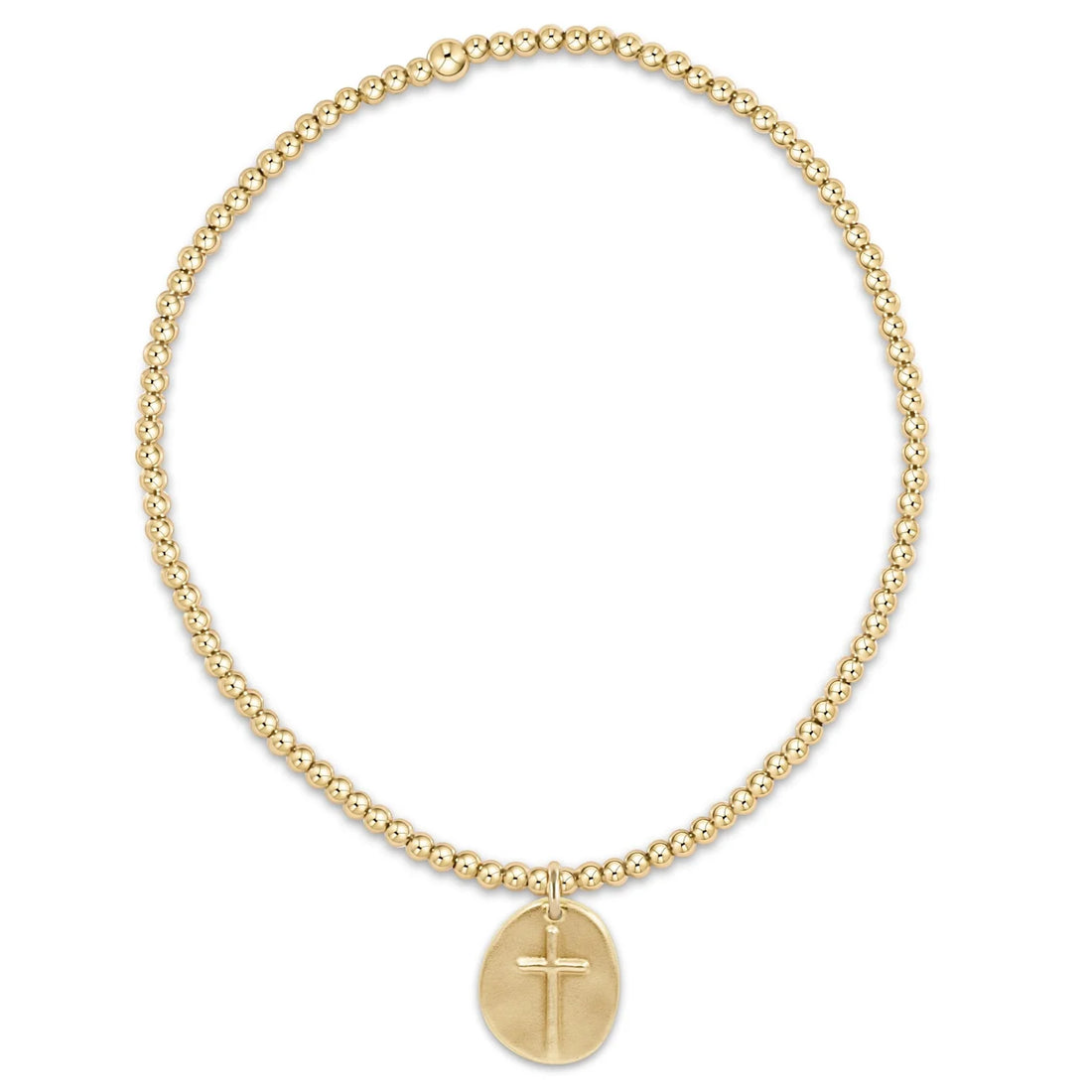 Enewton Classic Pearl 3mm Bead Bracelet - Inspire Small Gold Charm