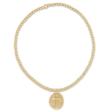 Enewton Classic Pearl 3mm Bead Bracelet - Inspire Small Gold Charm