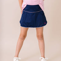 Set Fashion Teagan Tiffany Skort - Nantucket Navy, Cotton Candy Pink