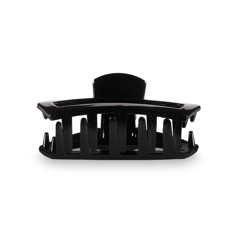 Teleties Open Jet Black Tiny Hair Clip