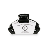 Teleties Open Jet Black Tiny Hair Clip