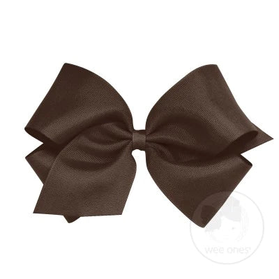 Wee Ones Medium Bow- Brown