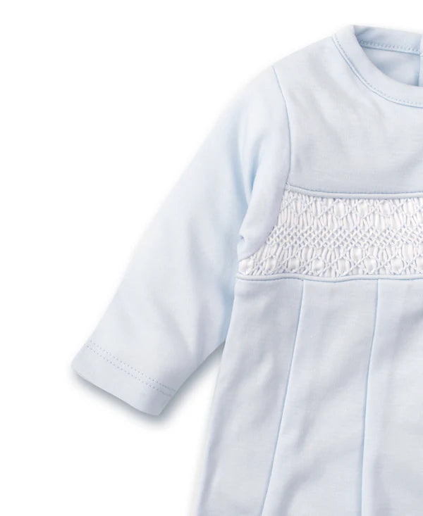Kissy Kissy Hand Smocked CLB Charmed Sack/Gown - Light Blue