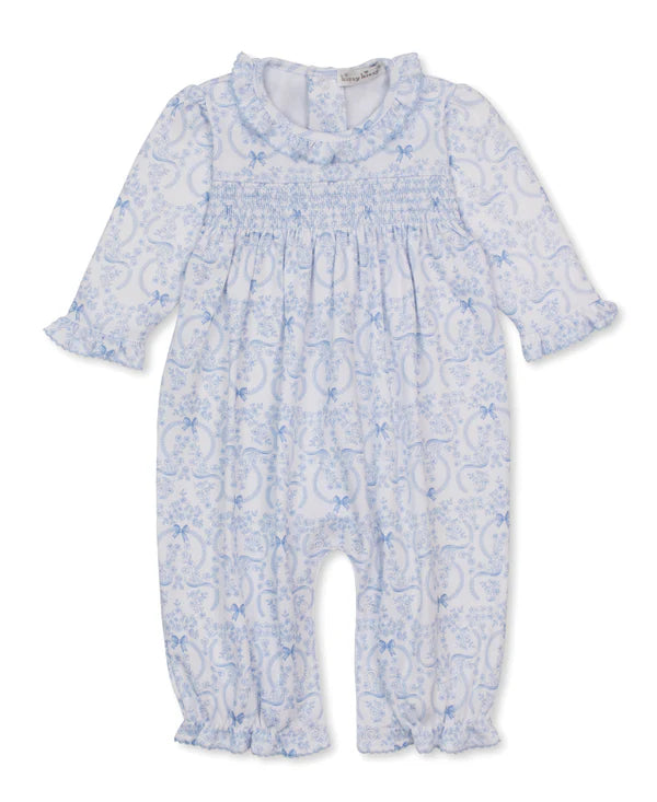 Kissy Kissy Delicate Blooming Bows Playsuit - Light Blue