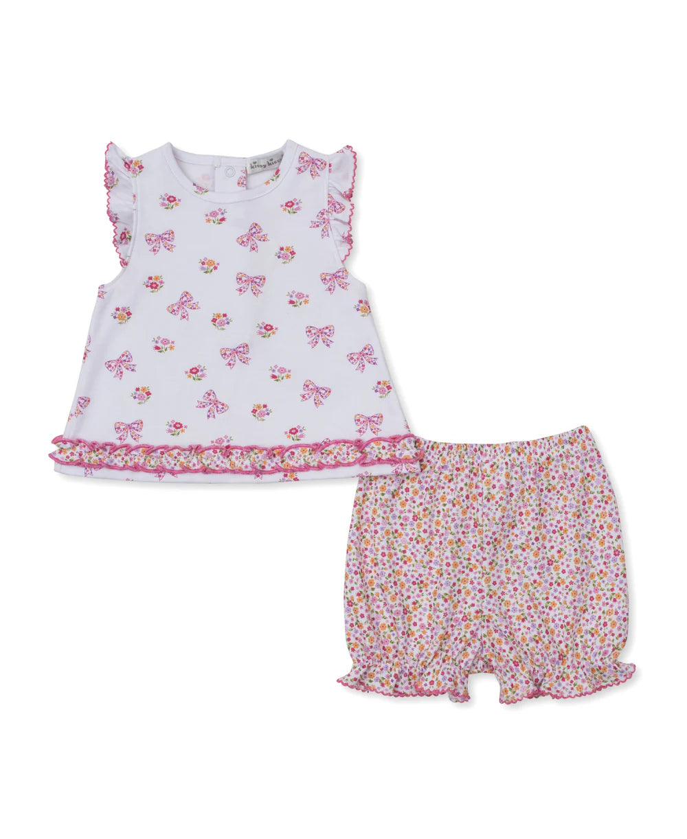 Kissy Kissy Blossoming Bows Sunsuit Set