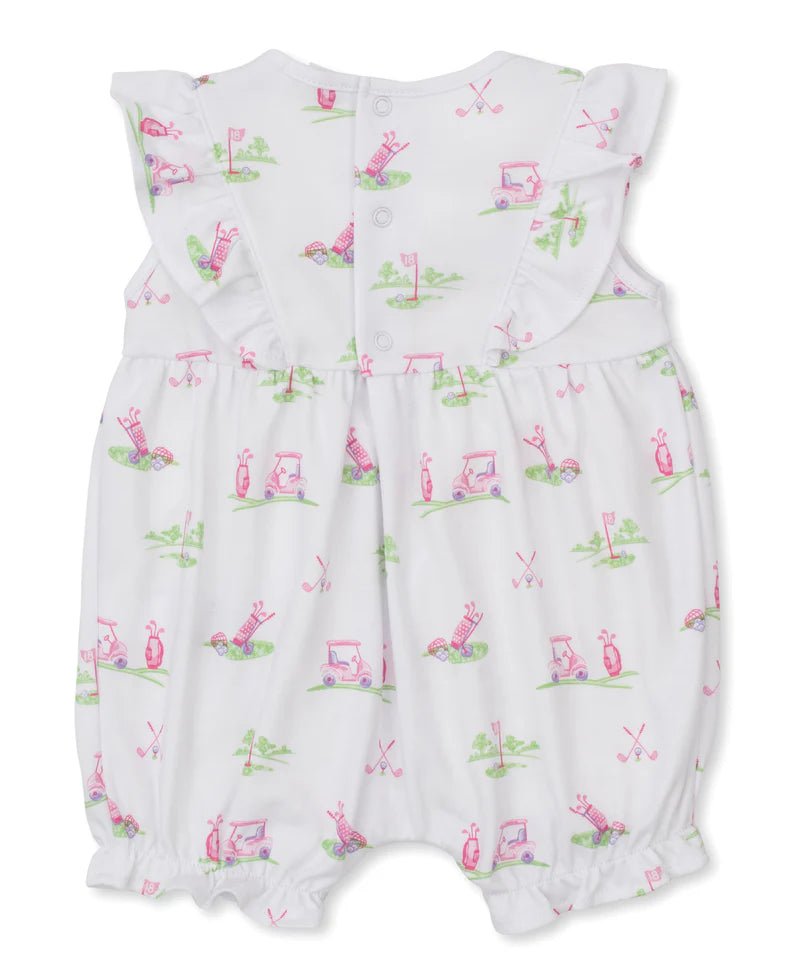 Kissy Kissy Fairway Foursome Pink Short Playsuit