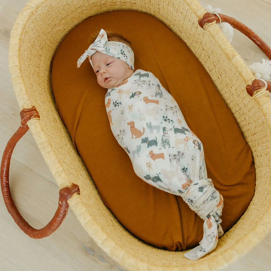 Copper Pearl Single Knit Swaddle Blanket - Rufus