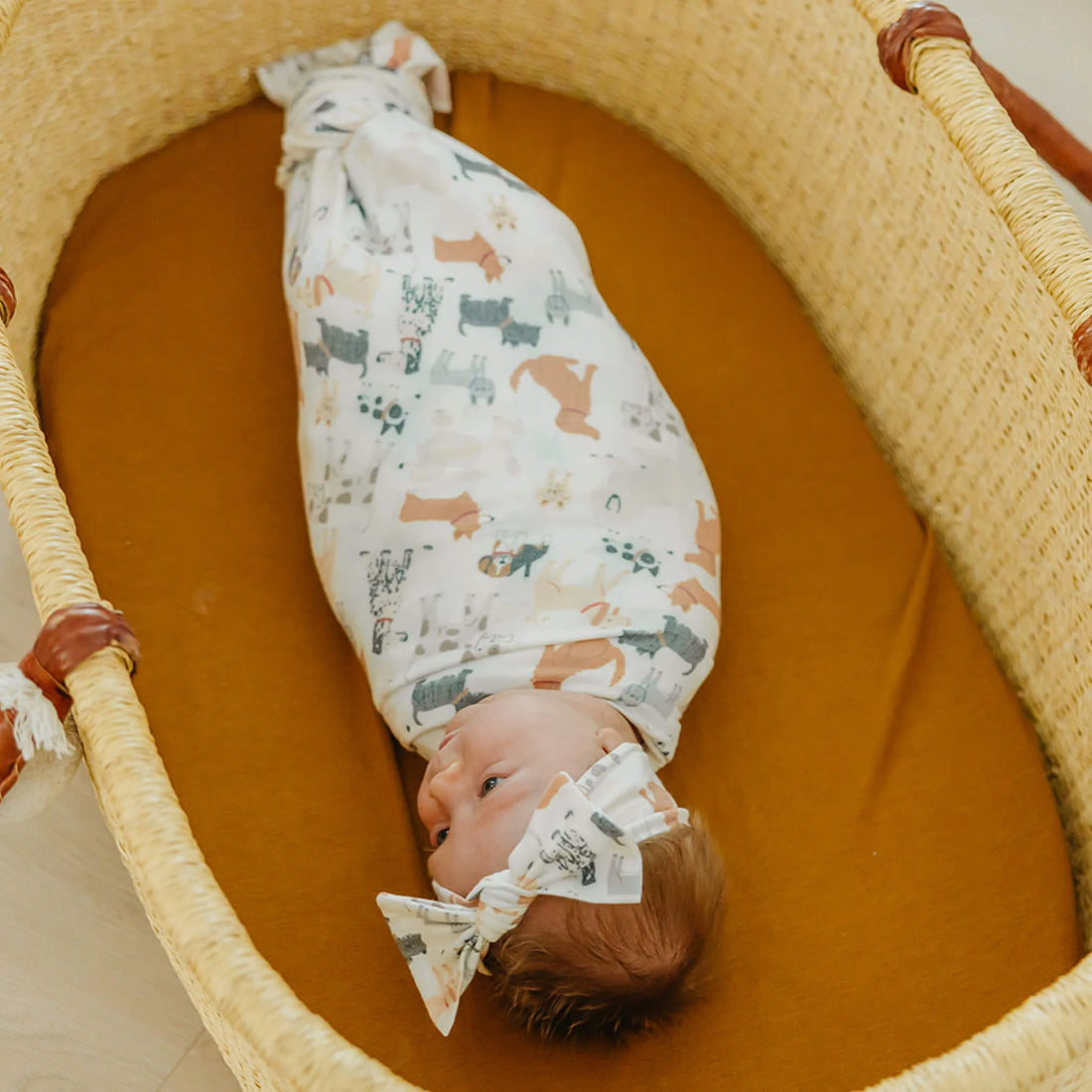 Copper Pearl Single Knit Swaddle Blanket - Rufus