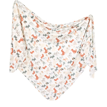 Copper Pearl Single Knit Swaddle Blanket - Rufus