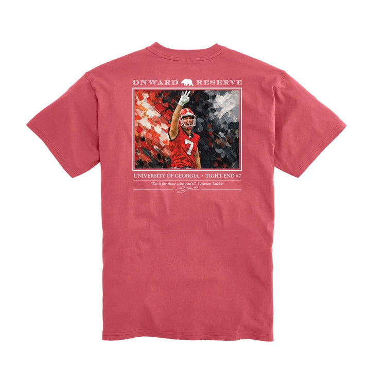 Onward Reserve UGA Lawson Luckie Tee - Washed Red
