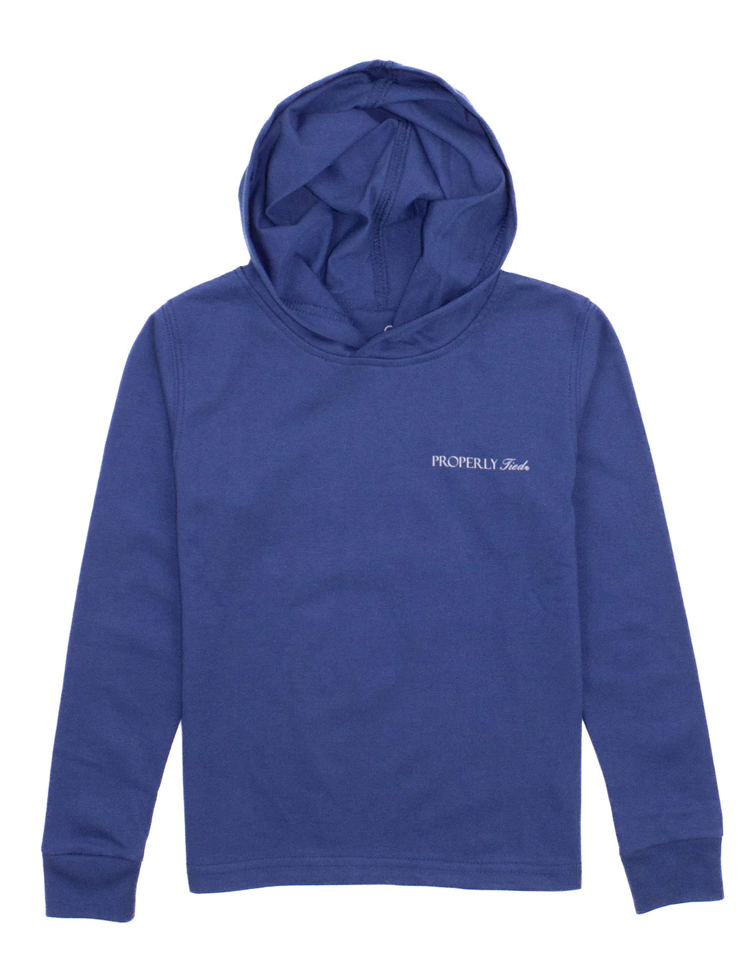 Properly Tied Boys Lake Hoodie River Blue