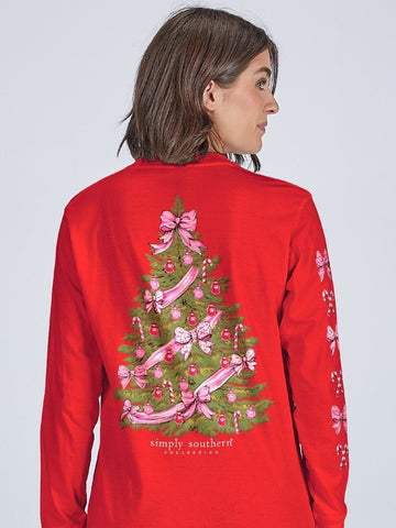 Simply Southern Youth Long Sleeve Tee - Tree
