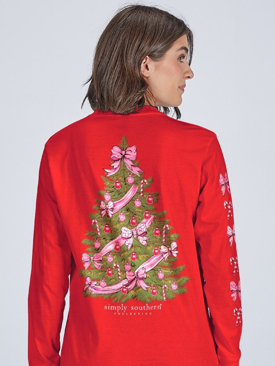 Simply Southern Youth Long Sleeve Tee - Tree