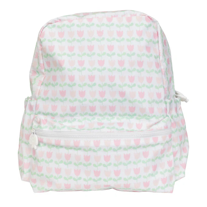 Apple of My Isla Small Backpack- Tulips