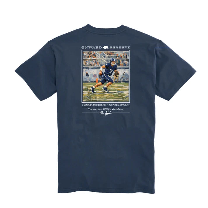 Onward Reserve Georgia Southern Max Johnson Tee - Dark Denim