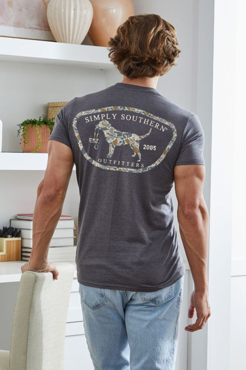 Simply Southern Camo Dog Iron Heather