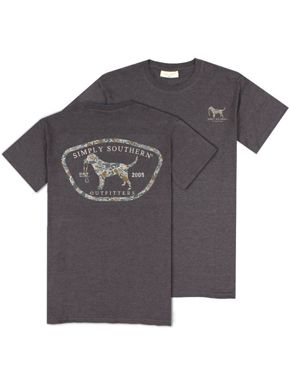 Simply Southern Camo Dog Iron Heather