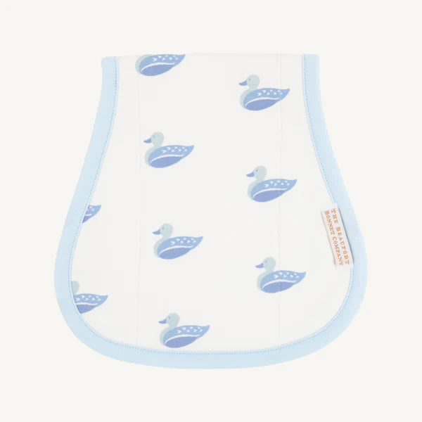 Beaufort Bonnet Oopsie Daisy Burp Cloth - Marrimack Quack Quacks