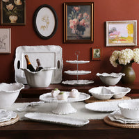 Beatriz Ball VIDA Alegria Large Oval Platter - White