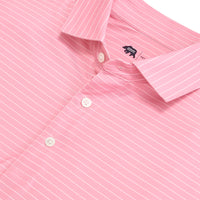 Onward Reserve Atlantic Stripe Performance Polo - Orchid