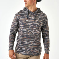 Burlebo Performance Hoodie - Tiger Stripe Camo/Wetland