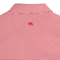 Onward Reserve Echo Stripe Performance Polo - Red