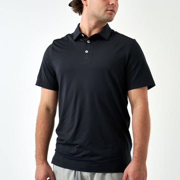 Burlebo Performance Polo - Midnight Black