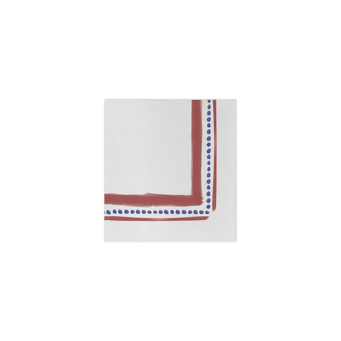 Vietri Papersoft Napkins Campagna Red and Blue Guest Towels