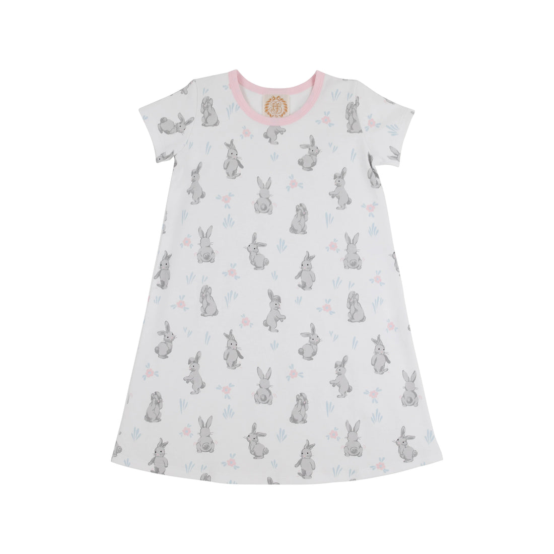 Beaufort Bonnet Polly Play Dress - Broad St. Bunnies (Pink)/Palm Beach Pink