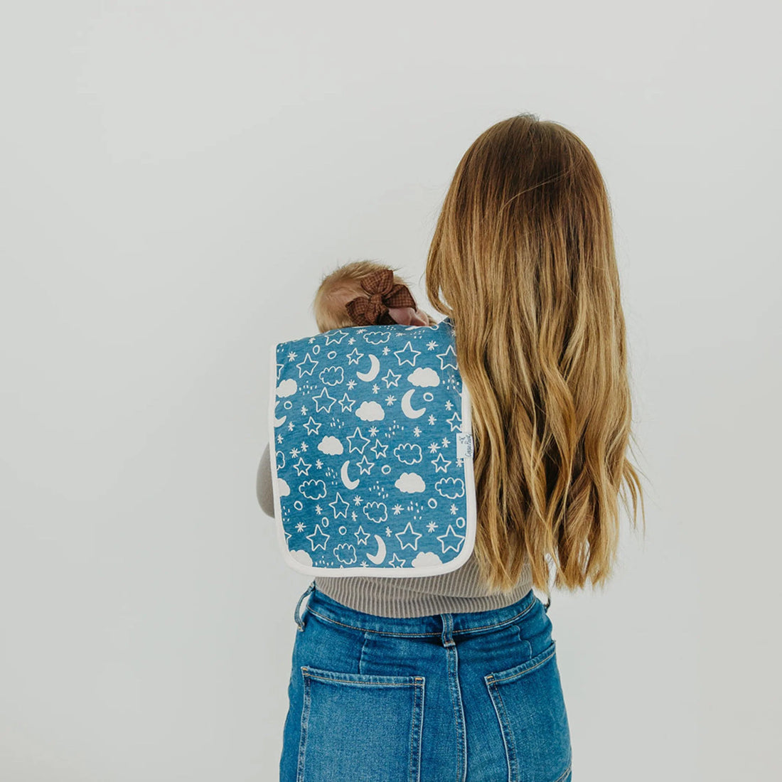 Copper Pearl Burp Cloth Set - Rufus