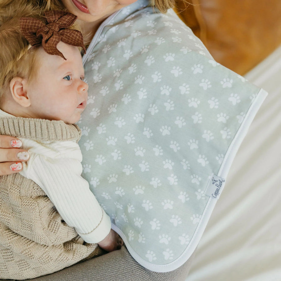 Copper Pearl Burp Cloth Set - Rufus