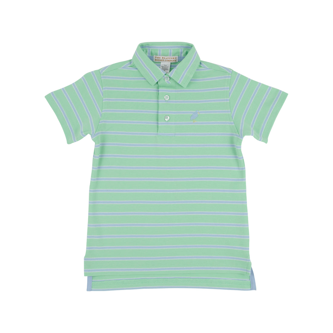 Beaufort Bonnet Prim and Proper Polo - Grace Bay Green/Beale Street Blue