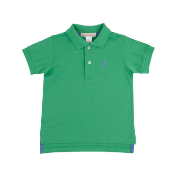 Beaufort Bonnet Prim and Proper Polo - Kiawah Kelly Green/Barbados Blue