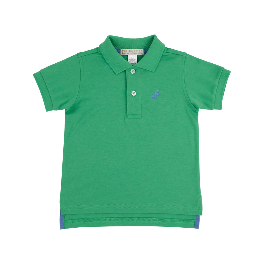 Beaufort Bonnet Prim and Proper Polo - Kiawah Kelly Green/Barbados Blue