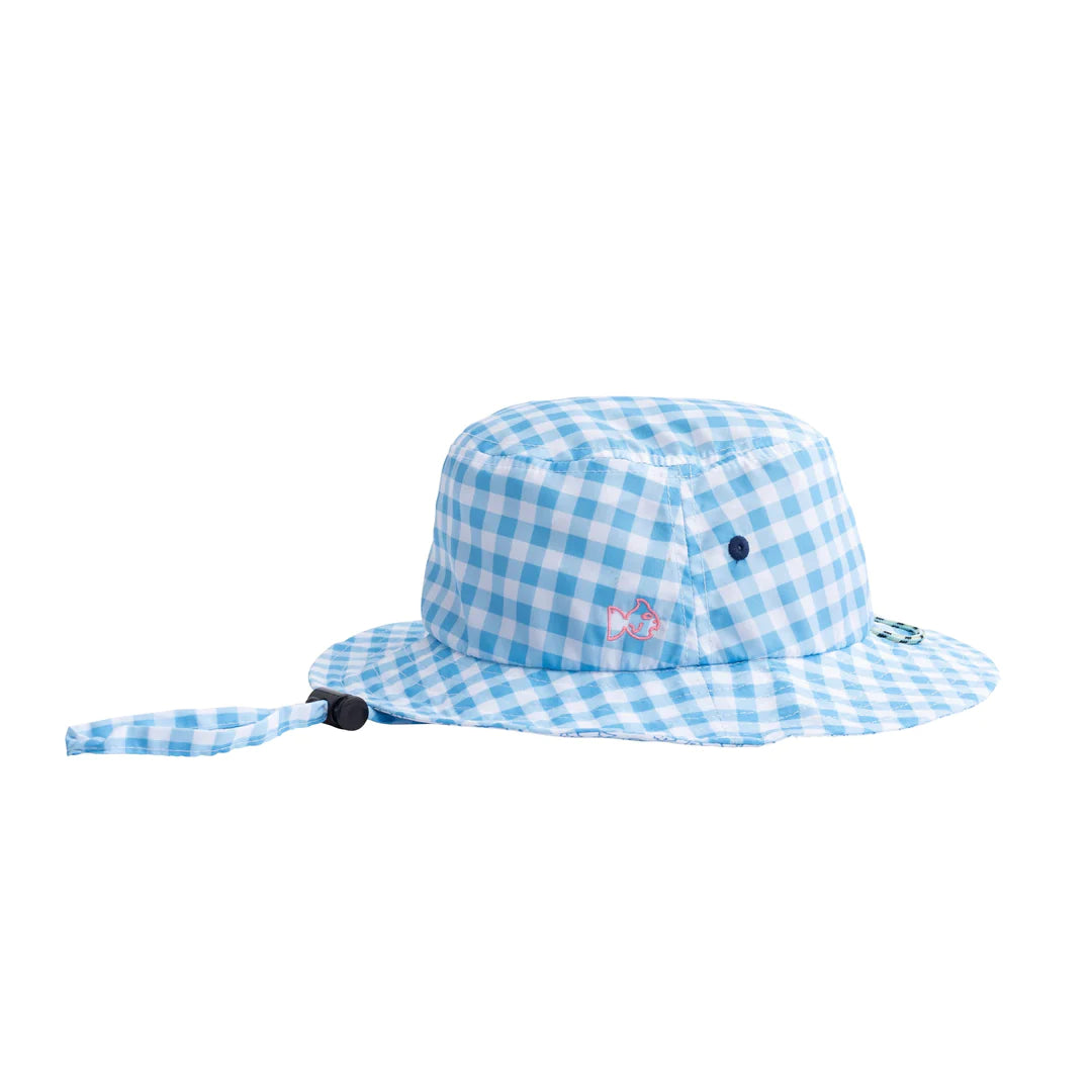 Prodoh Bucket Hat UPF 50+ Deep Blue Gingham