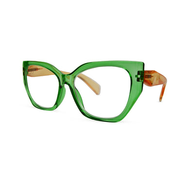 RS Eyeshop Green and Orange Readers