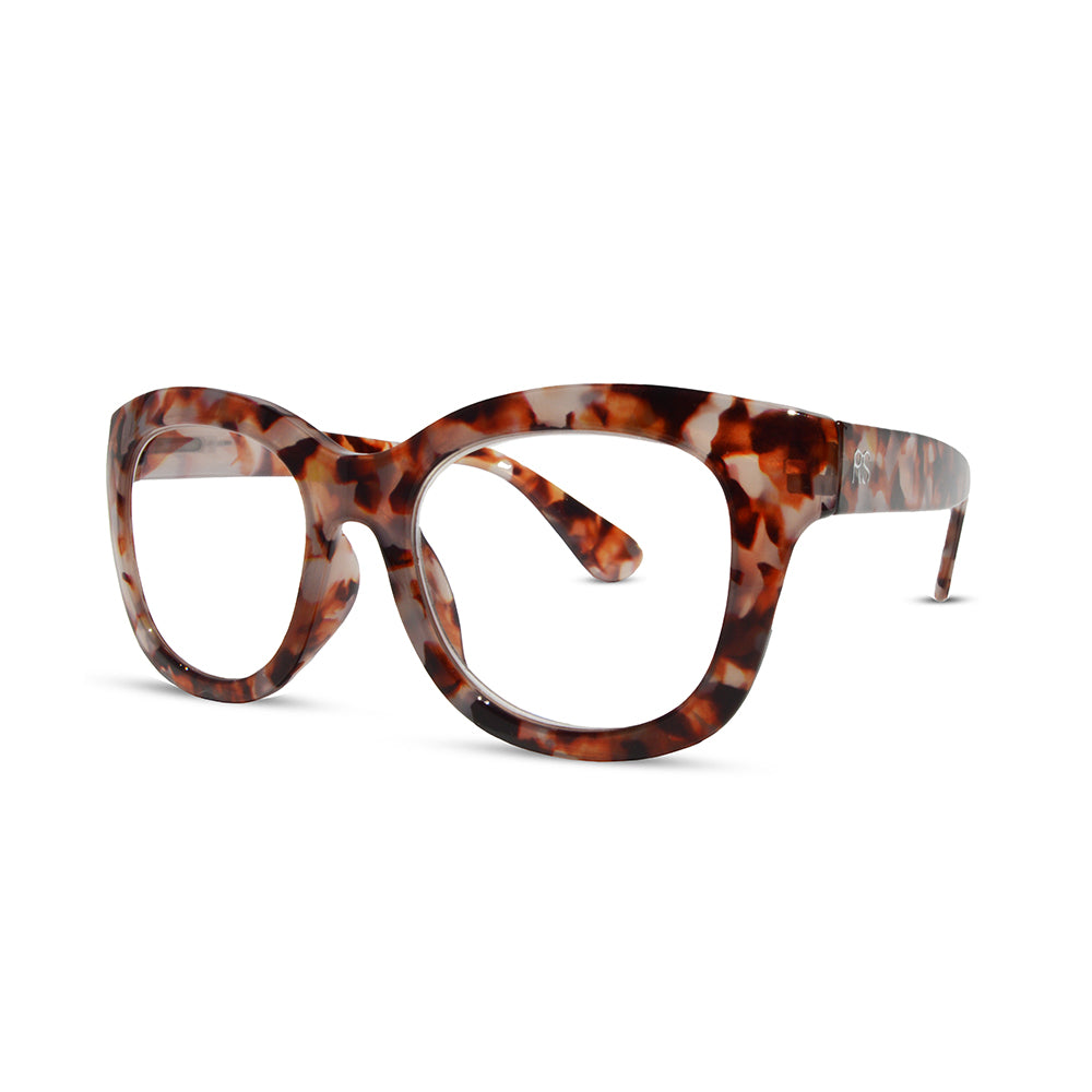 RS Eyeshop Brown Orange Demi Readers