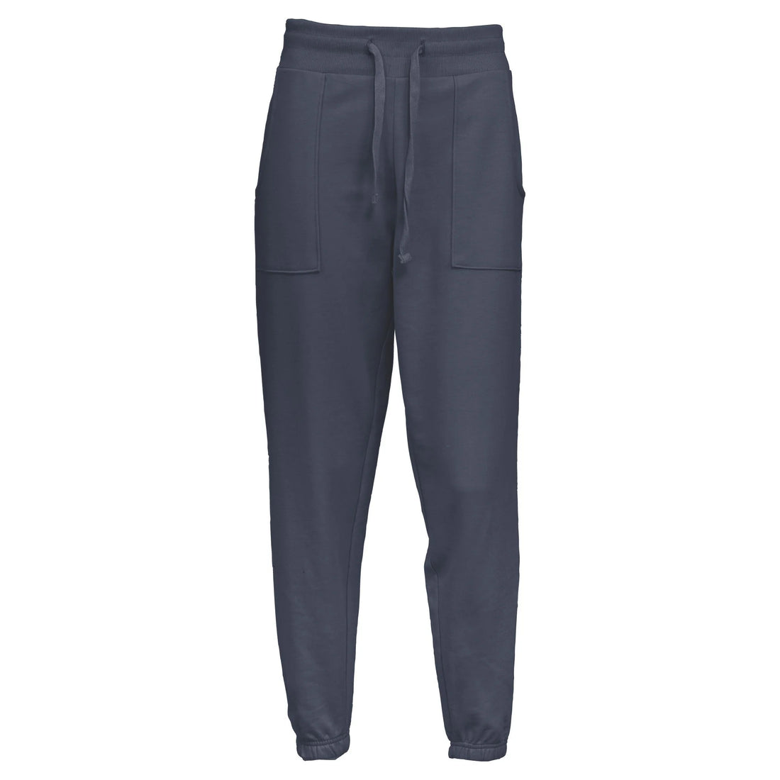 Royce Truesdale Ankle-Length Pocketed French Terry Joger Pant - Denim