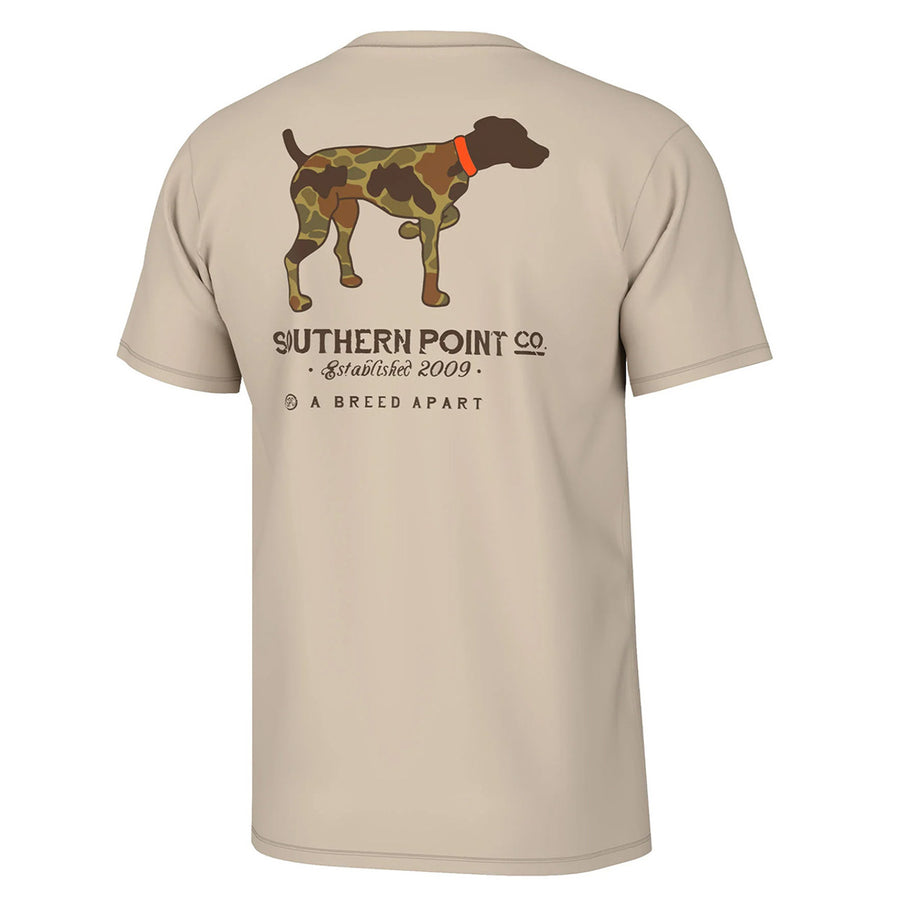 Southern Point Youth Vintage Camo Greyton SS Tee - Sandstone