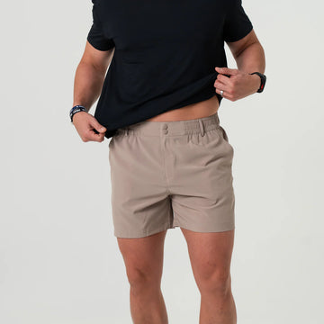 Burlebo Everyday Short - Cobblestone Khaki/Duck Hunt Pocket