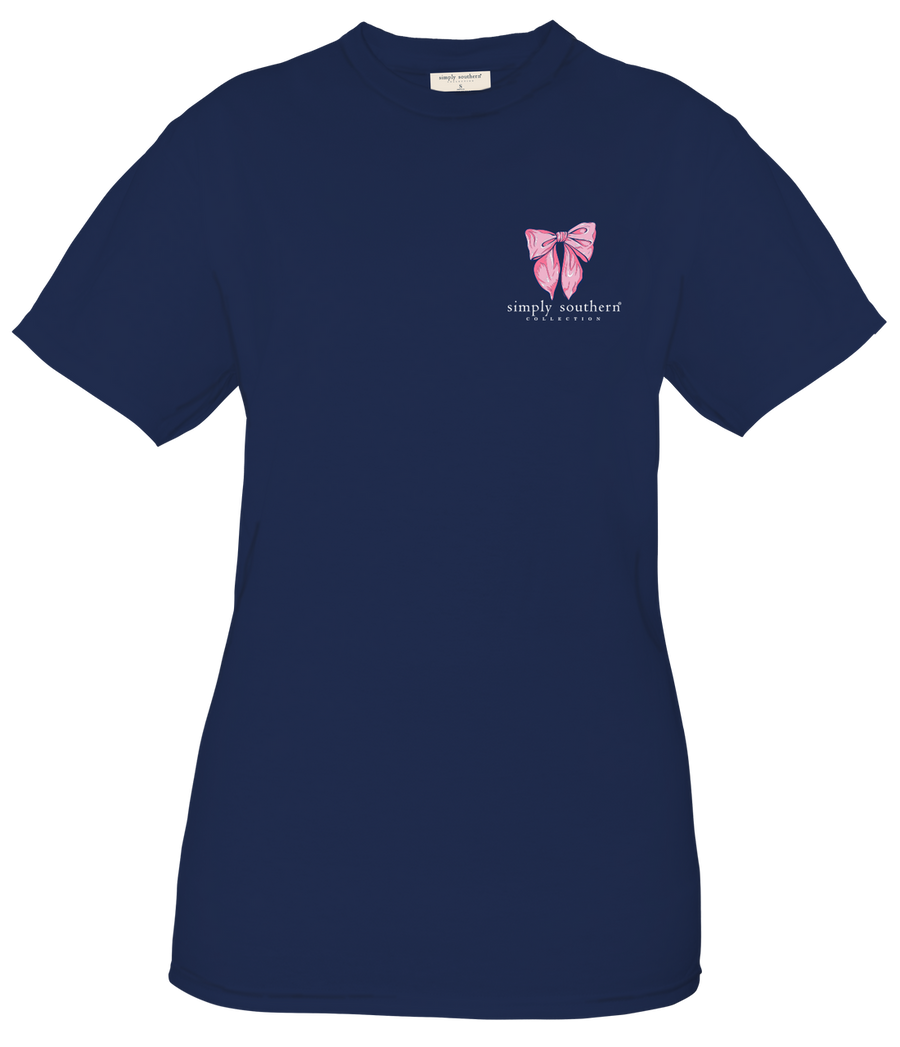 Simply Southern Hair-tie Navy SS Tee