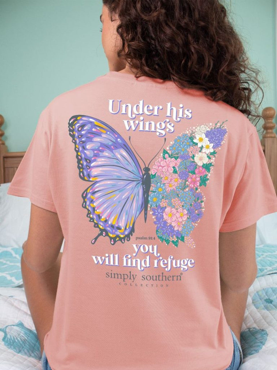 Simple Southern Under His Wing SS Tee