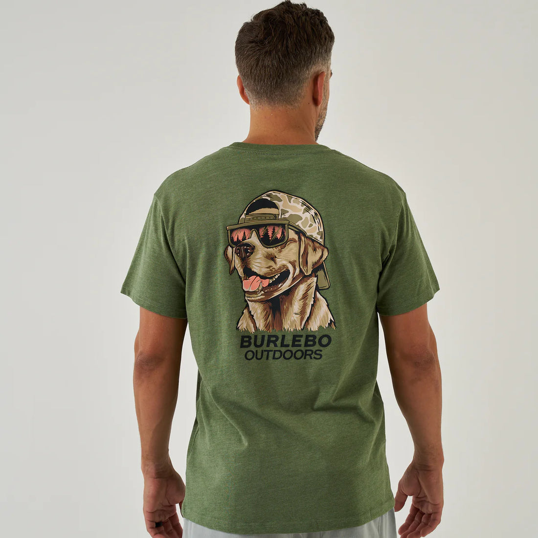 Burlebo Mallard Camo Dog Short Sleeve Tee