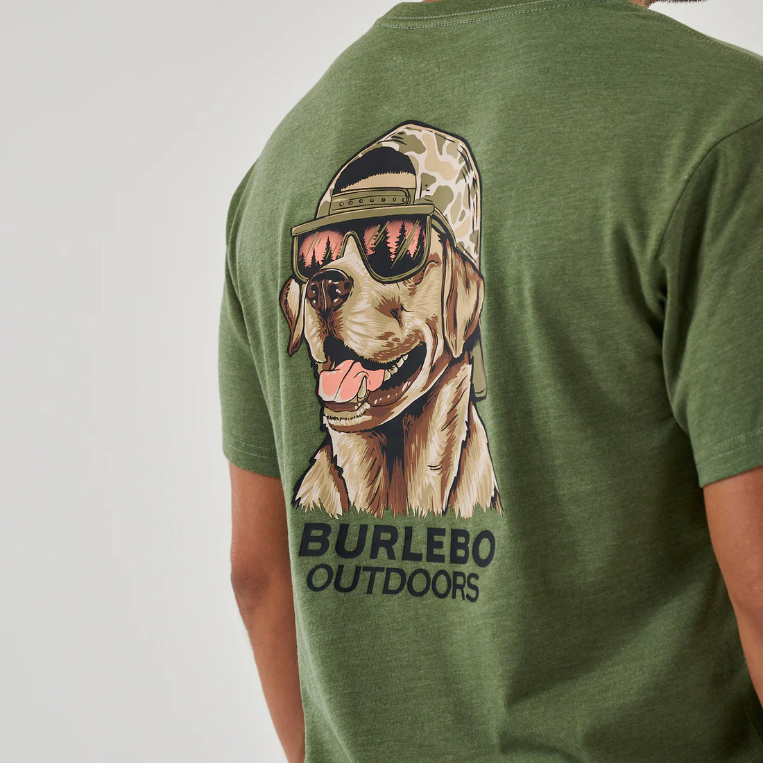 Burlebo Mallard Camo Dog Short Sleeve Tee