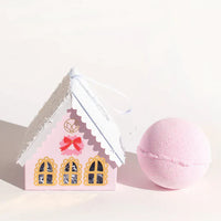 Musee Pink Christmas Village Boxed Bath Balm Sugar Plum