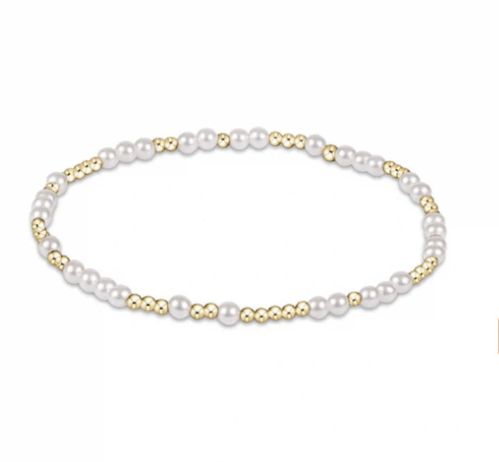 Enewton Hope Unwritten 3mm Bead Bracelet-Pearl