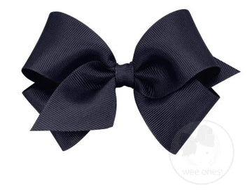 Wee Ones Medium Bow- Navy